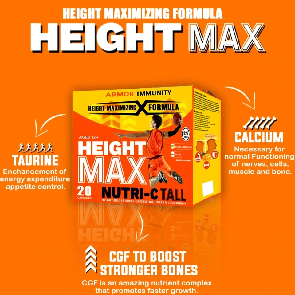 Height Maxx Nutri-C Tall 20 Caps