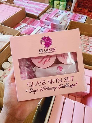 SY Glow Glass Skin Set 7 Days Whitening Challenge - PINK
