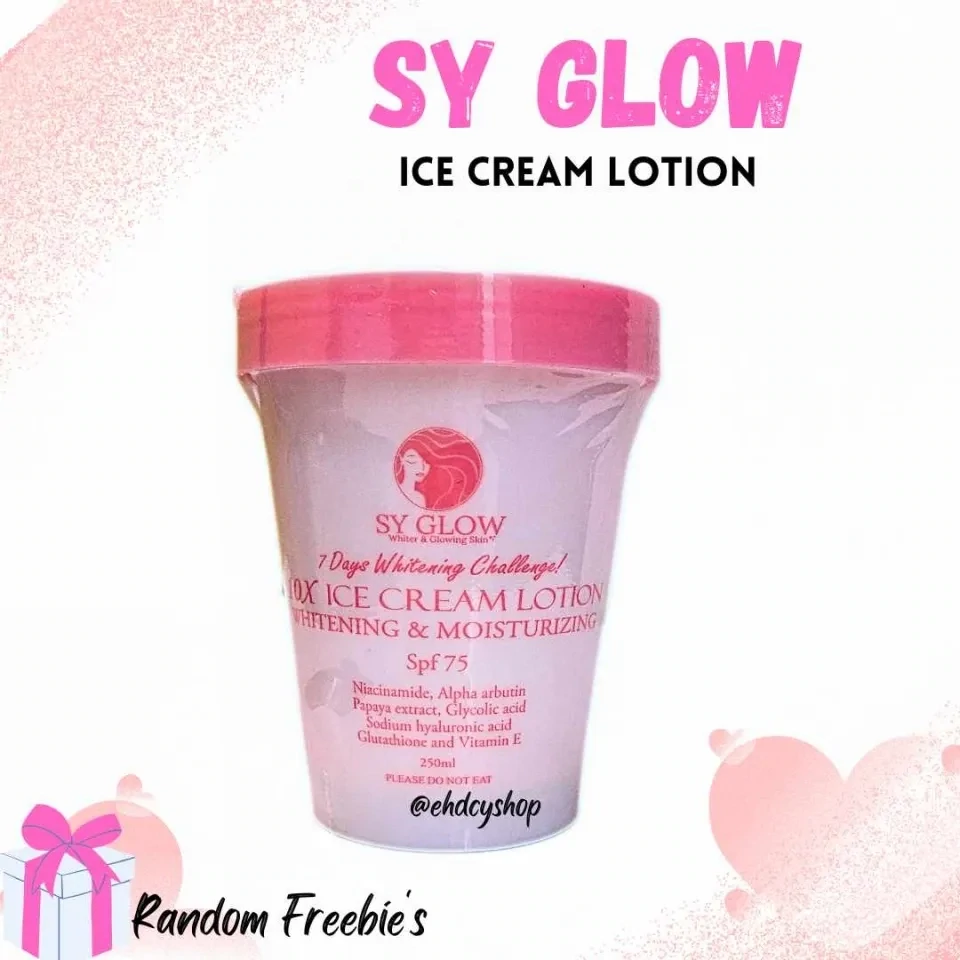 SY Glow Ice Cream Lotion ( JAR &amp; Tube) 250ml