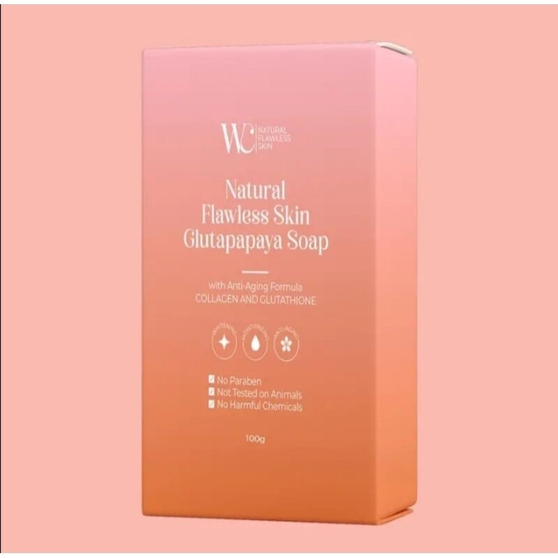 WC Natural Flawless Skin Gluta Papaya Soap | 100g