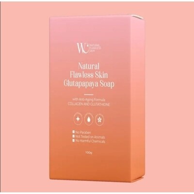 WC Natural Flawless Skin Gluta Papaya Soap | 100g