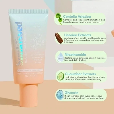 Barefaced Sunkissed Illuminating Sunscreen 50g