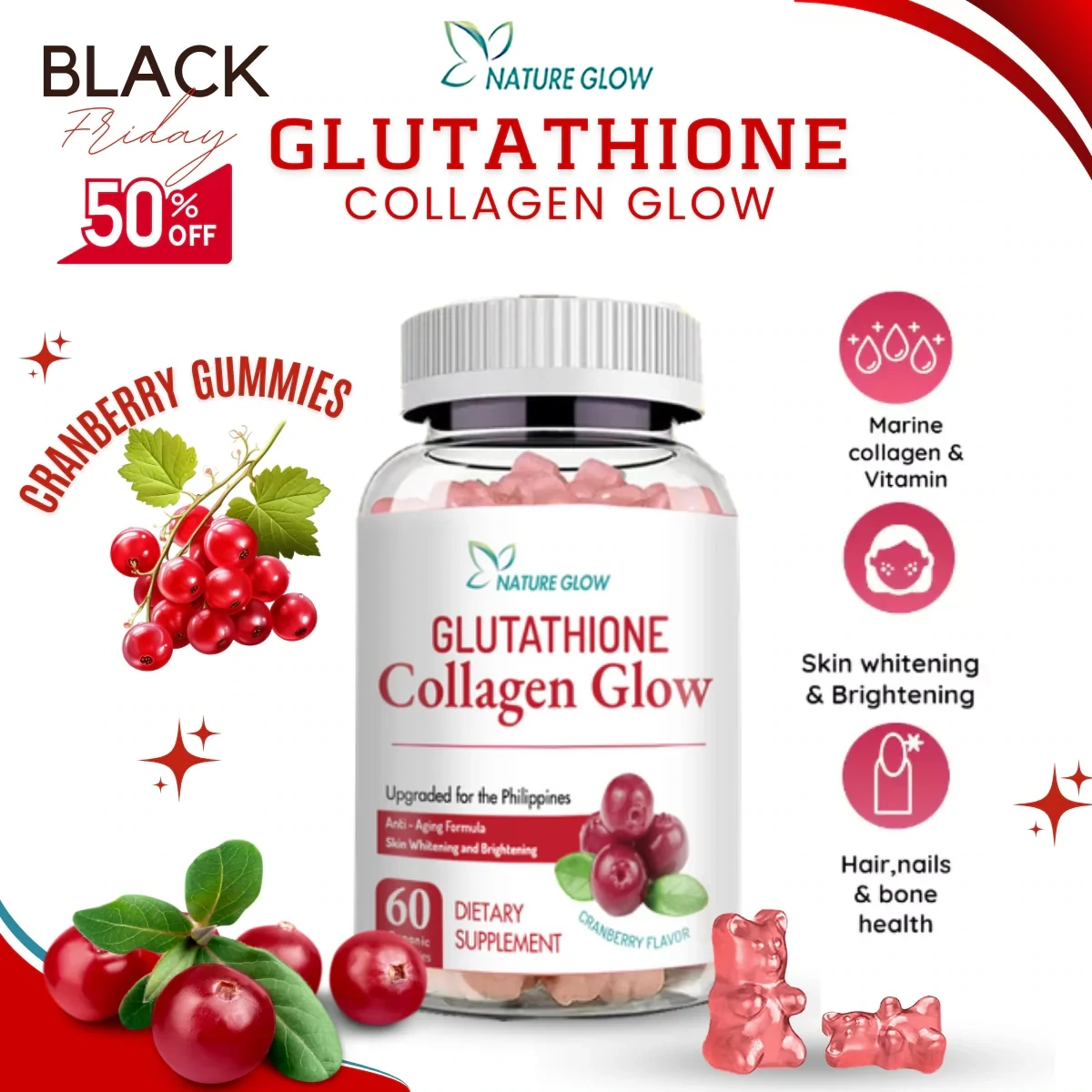 nature glow glutathione collagen glow fda approved 60PC Gummies Click here to order: https://vt.tiktok.com/ZSkgb8aGc/