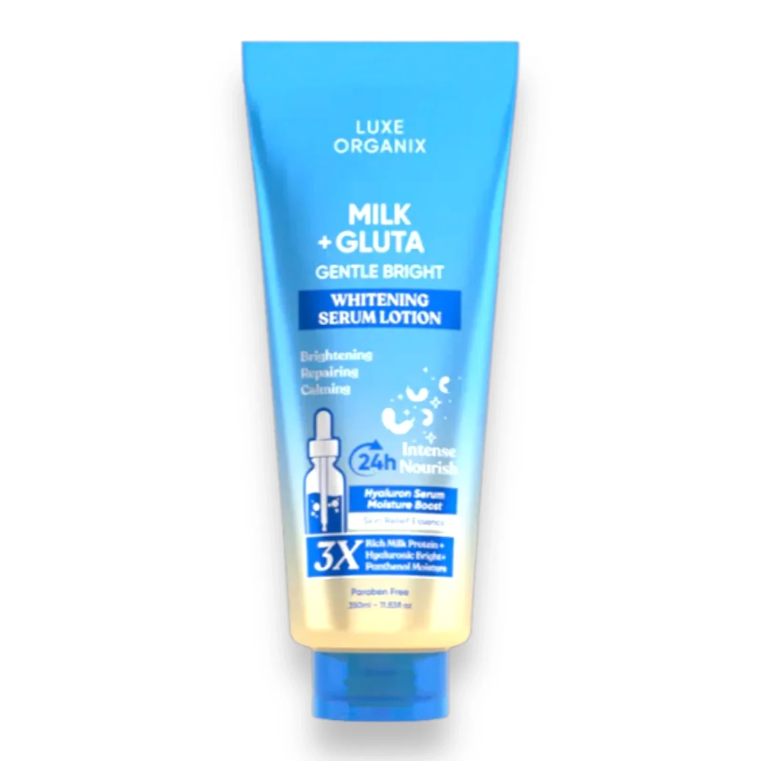 Luxe Organix Milk + Gluta Gentle Bright Whitening Serum Lotion