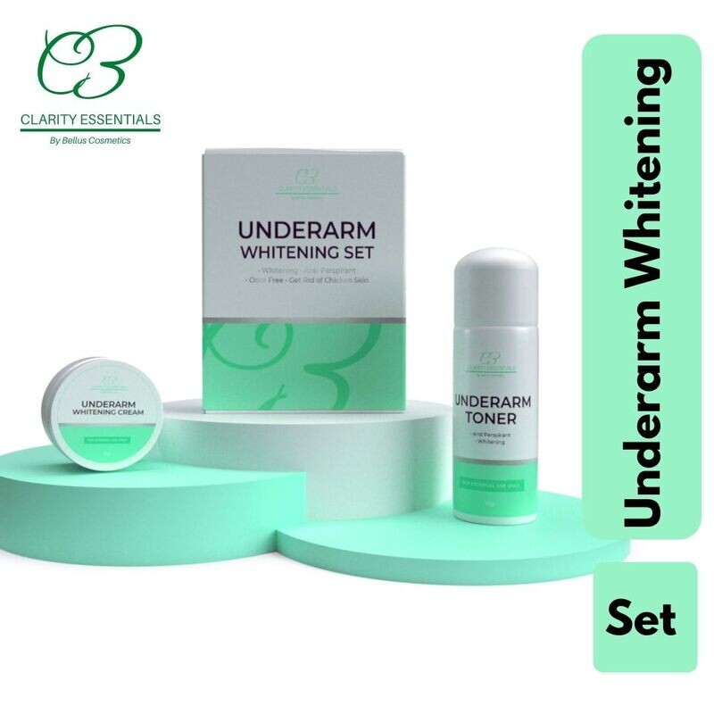 Clarity Essentials Underarm Whitening Set Toner and Cream