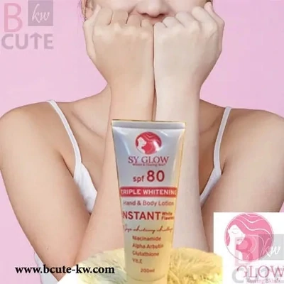 SY Glow Triple Whitening Instant White SPF 80 200ml (NEW Packaging)
