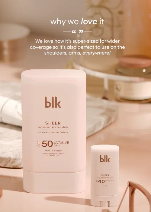 BLK Cosmetics Universal Sheer Sunscreen Primer Stick 15g