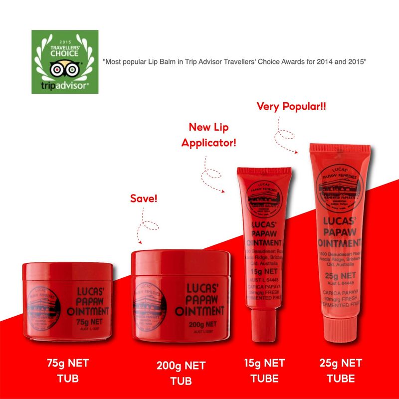 Luca's Papaw Ointment - 15g TUBE (Original From Watsons PH)