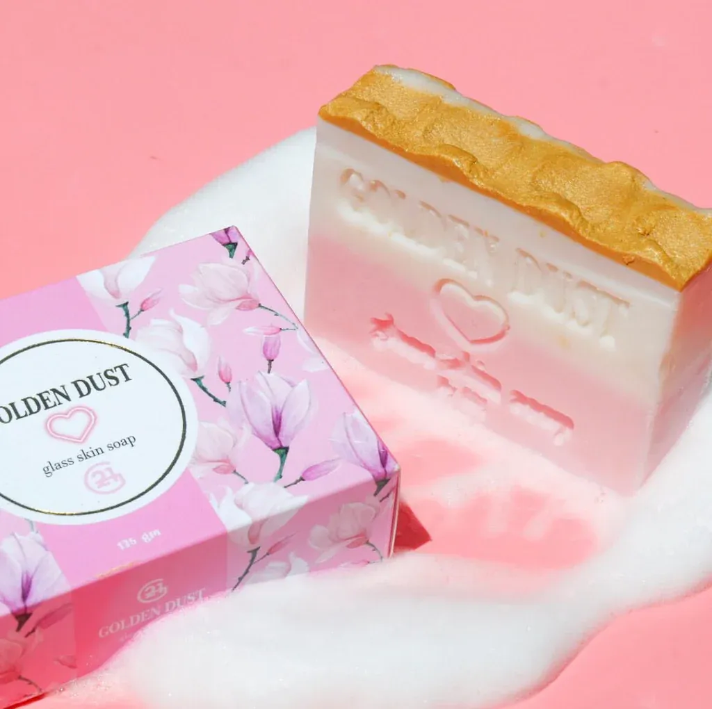 G21 Golden Dust Glass Skin Soap 125g - BIG