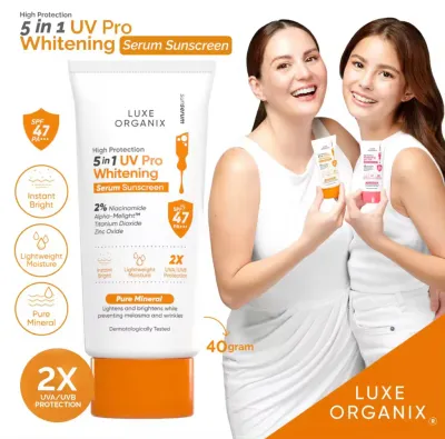 Luxe Organix High protection 5in1 UV Pro Whitening Serum Sunscreen