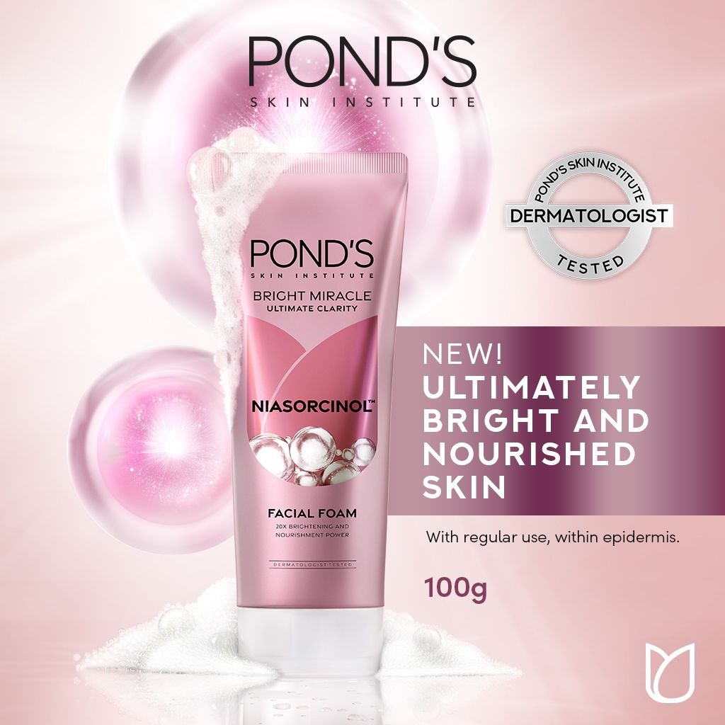 Ponds Bright Miracle Ultimate Clarity Facial Wash 100g
