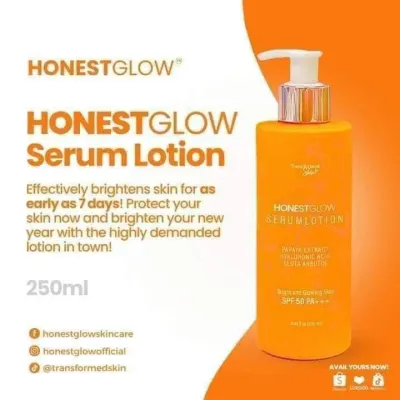 Honest Glow Serum Lotion 250ml