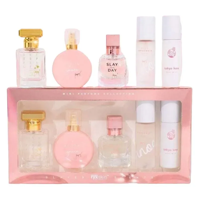 Perfumes by Ryxskin Sincerity | Slay The Day | Bloom With Grace | Pure Innocence | Unstoppable | RYX Minis Perfumes | Tokyo Luxe Body Mist