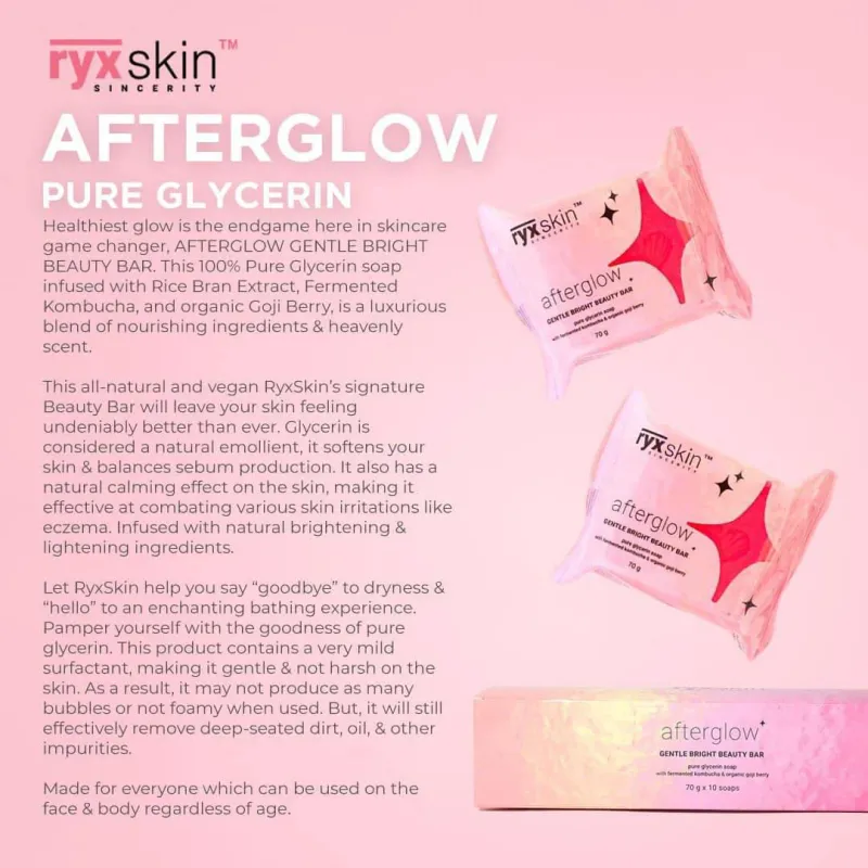 Ryx Skincerity After Glow Gentle Bright Beauty Bar (Glycerin Soap)- 70g