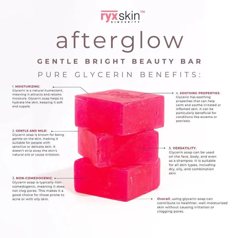 Ryx Skincerity After Glow Gentle Bright Beauty Bar (Glycerin Soap)- 70g
