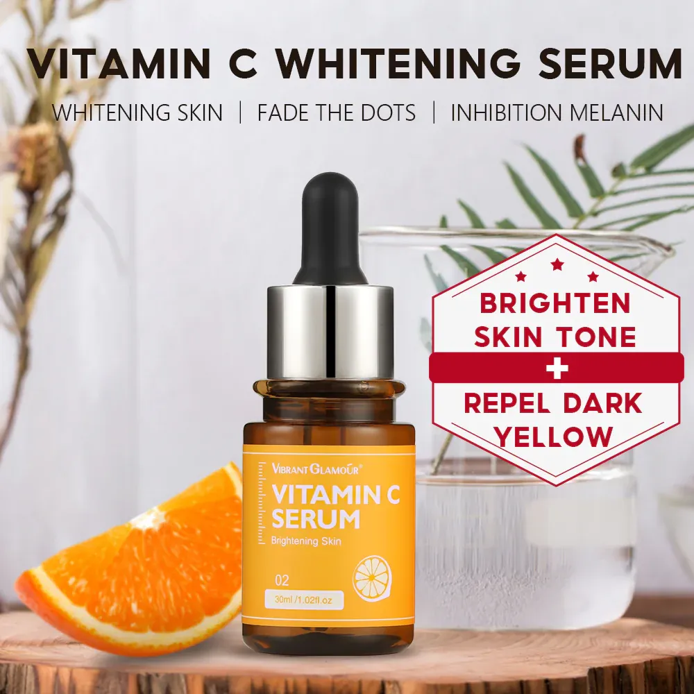 Vibrant Glamour Double Retinol Serum+Vitamin C Serum Set Whitening Anti-Aging