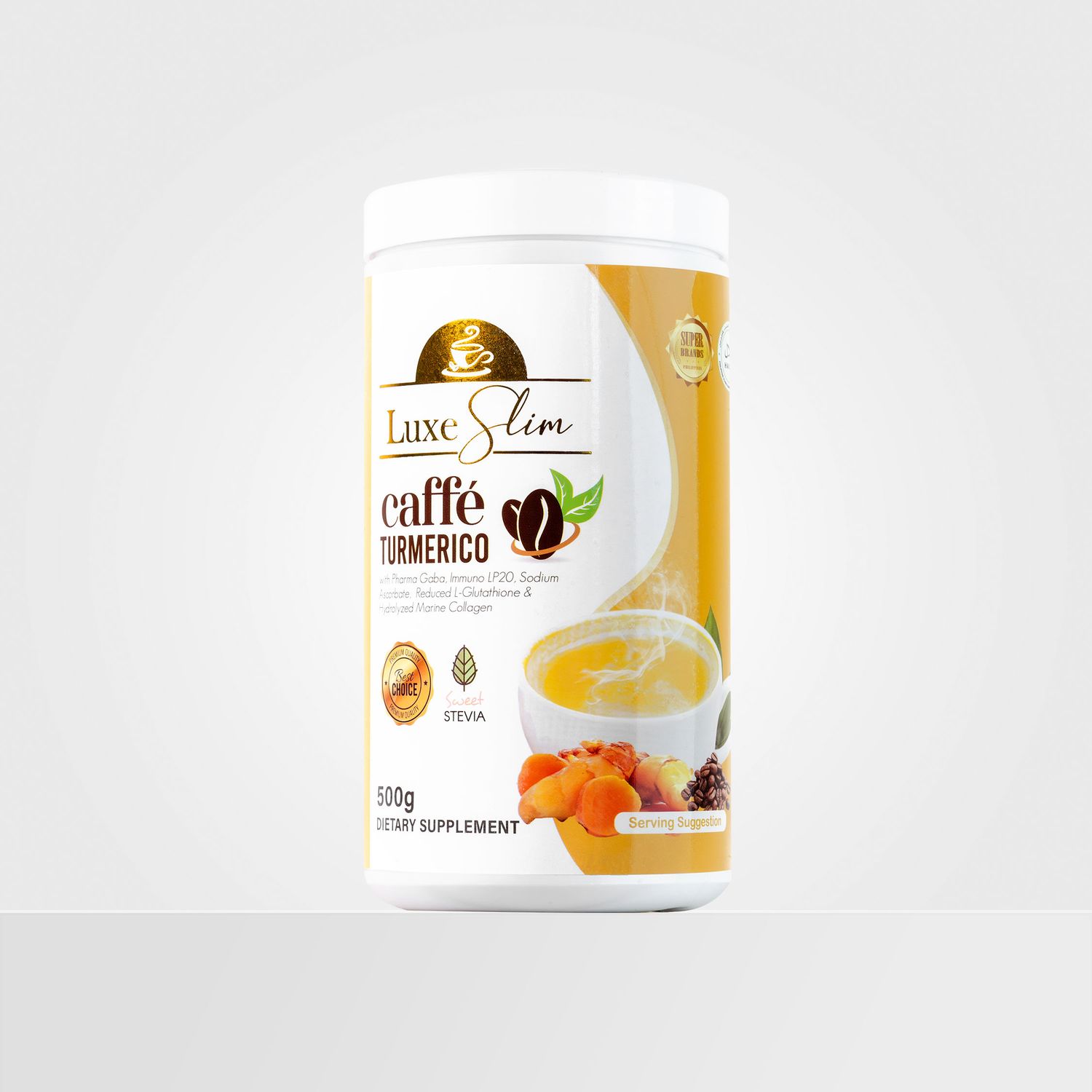 Luxe Slim Beauty Caffè Turmerico  Tub - 500g