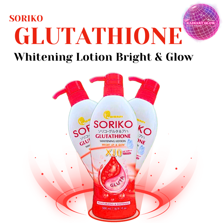 Soriko Glutathione Whitening Lotion 500mL