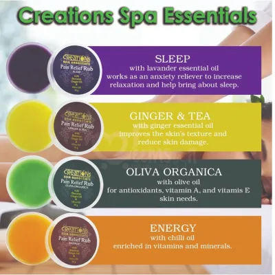 Creation Massage Rub Spa Essentials VIOLET 50g - Night Sleep