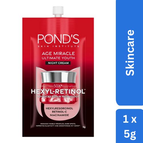 Ponds Hexyl-retinol Age Miracle Day Cream SPF18 5g