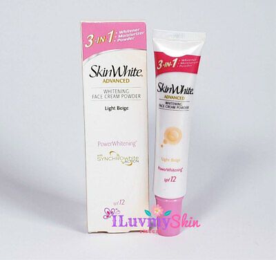 SkinWhite Advanced Power Whitening Face Cream Powder Light Beige 20g