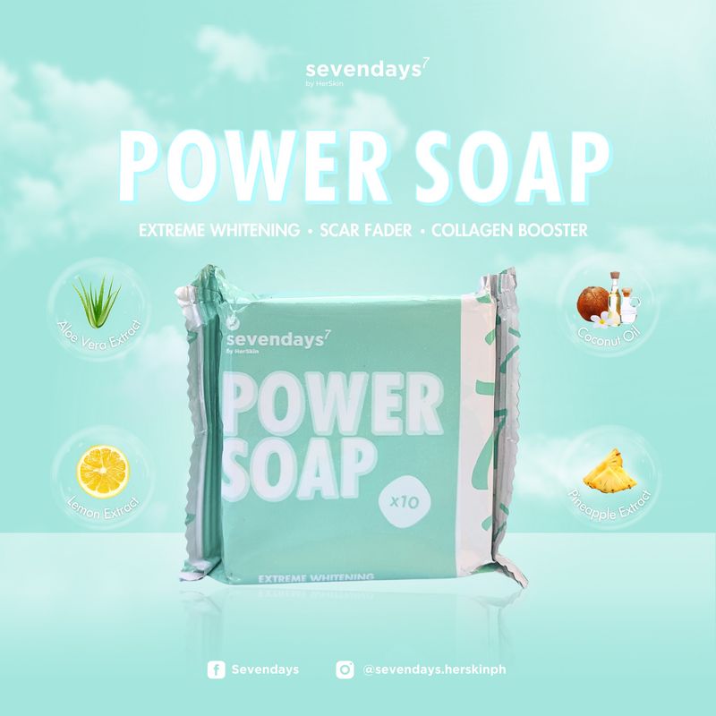 Sevendays by HerSkin Power Soap 80g NEW PACKAGING