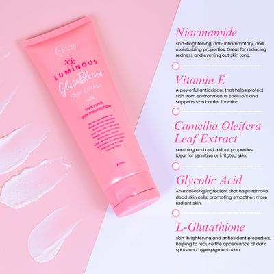 Cris Cosmetics CC Glam and Beauty - Luminous Gluta Bleach Skin Lotion 250ml