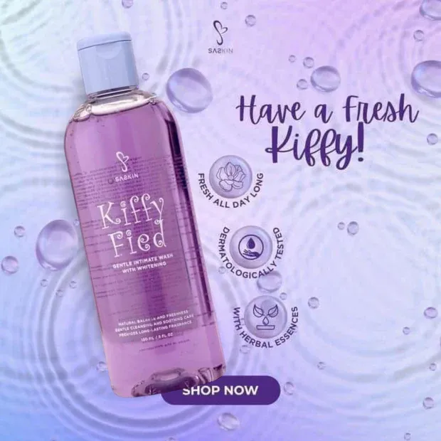SaSkin Kiffy Fied Gentle Intimate Wash with Whitening Miss Flawless 150ml