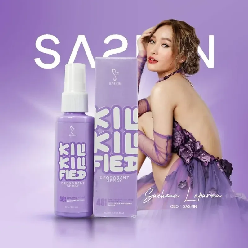 SaSkin Kili Kili Fied Deodorant Spray 60ml Miss Flawless