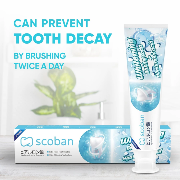 Scoban Teeth Whitening Toothpaste with Baking Soda