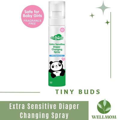 Tiny Buds Baby Naturals Tiny Buds Extra Sensitive Diaper Changing Spray (120ml)