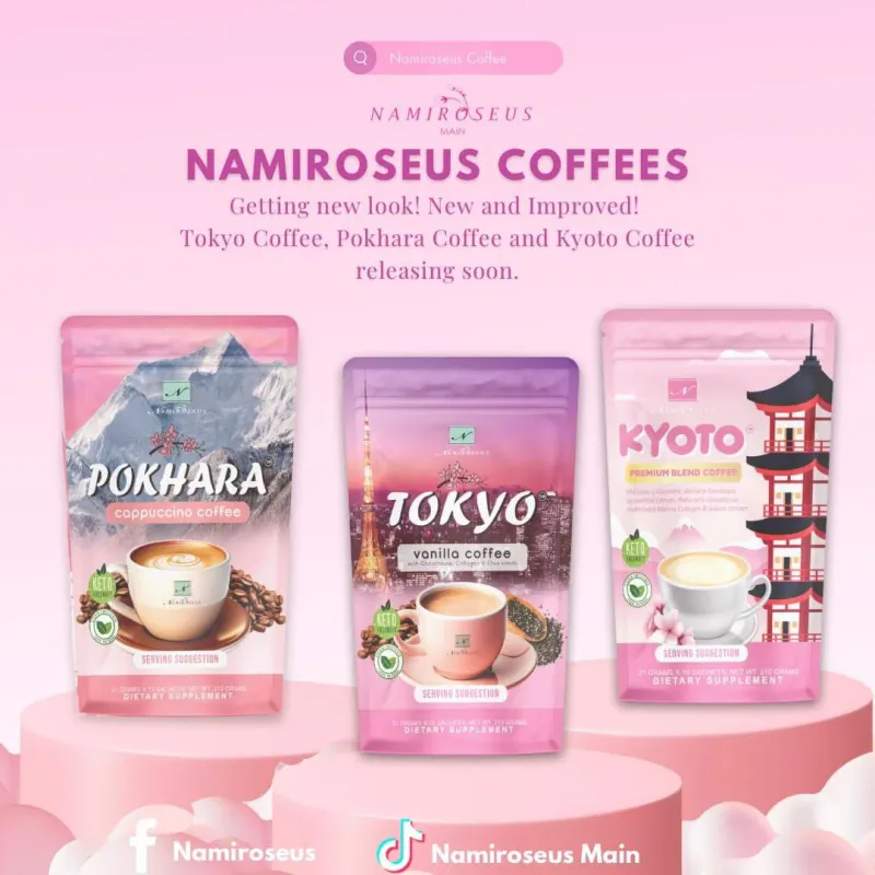 Namiroseus Pokhara Cappuccino Coffee – Slimming Coffee 10x 21g (NEW PACKAGING)