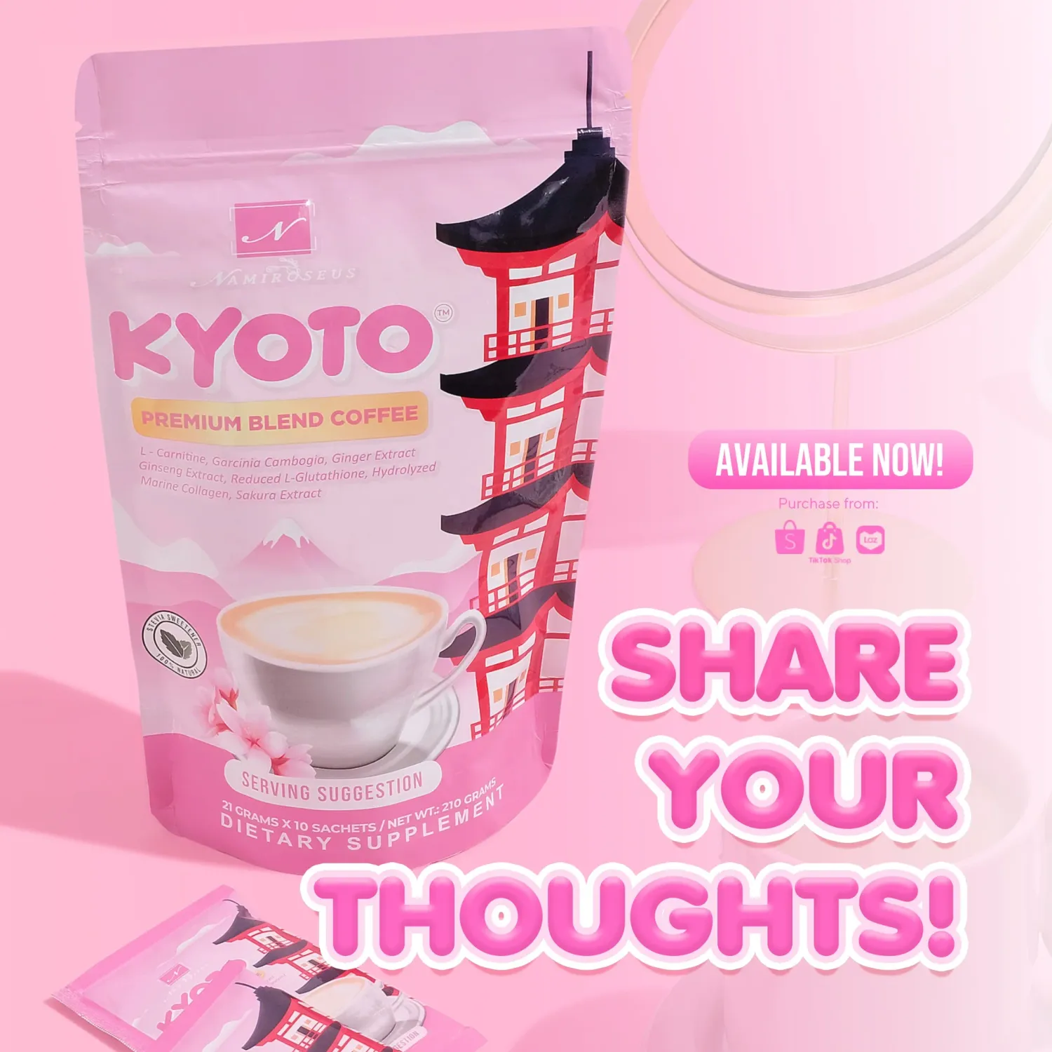 Namiroseus Kyoto Premium Blend Coffee (NEW PACKAGING)