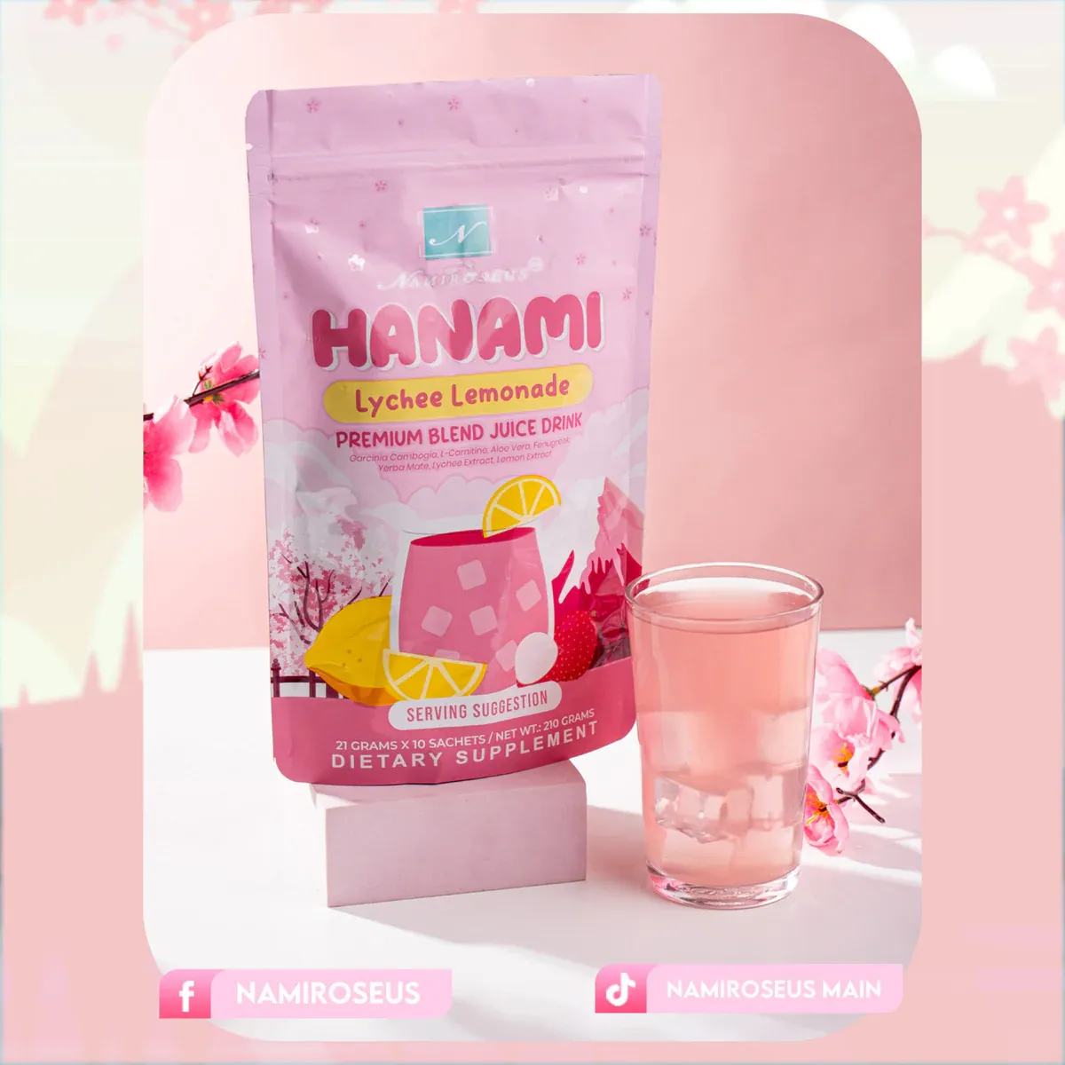 Namiroseus Hanami 10 Sachets