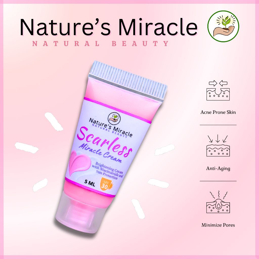 Nature&#39;s Miracle, Scarless Miracle Cream Body Cream Skin Moisturize.