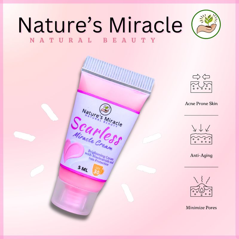 Nature's Miracle, Scarless Miracle Cream Body Cream Skin Moisturize.