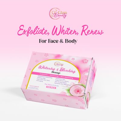 1 Box Cris Cosmetics CC Glam &amp; Beauty - Whitening and Bleaching Soap 10x70g - 10pcs 170g