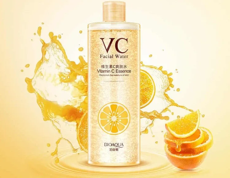 KNIYEA VC Toner Whitening Vitamin C Orange Peeling Toner Remove Melasma 500ML