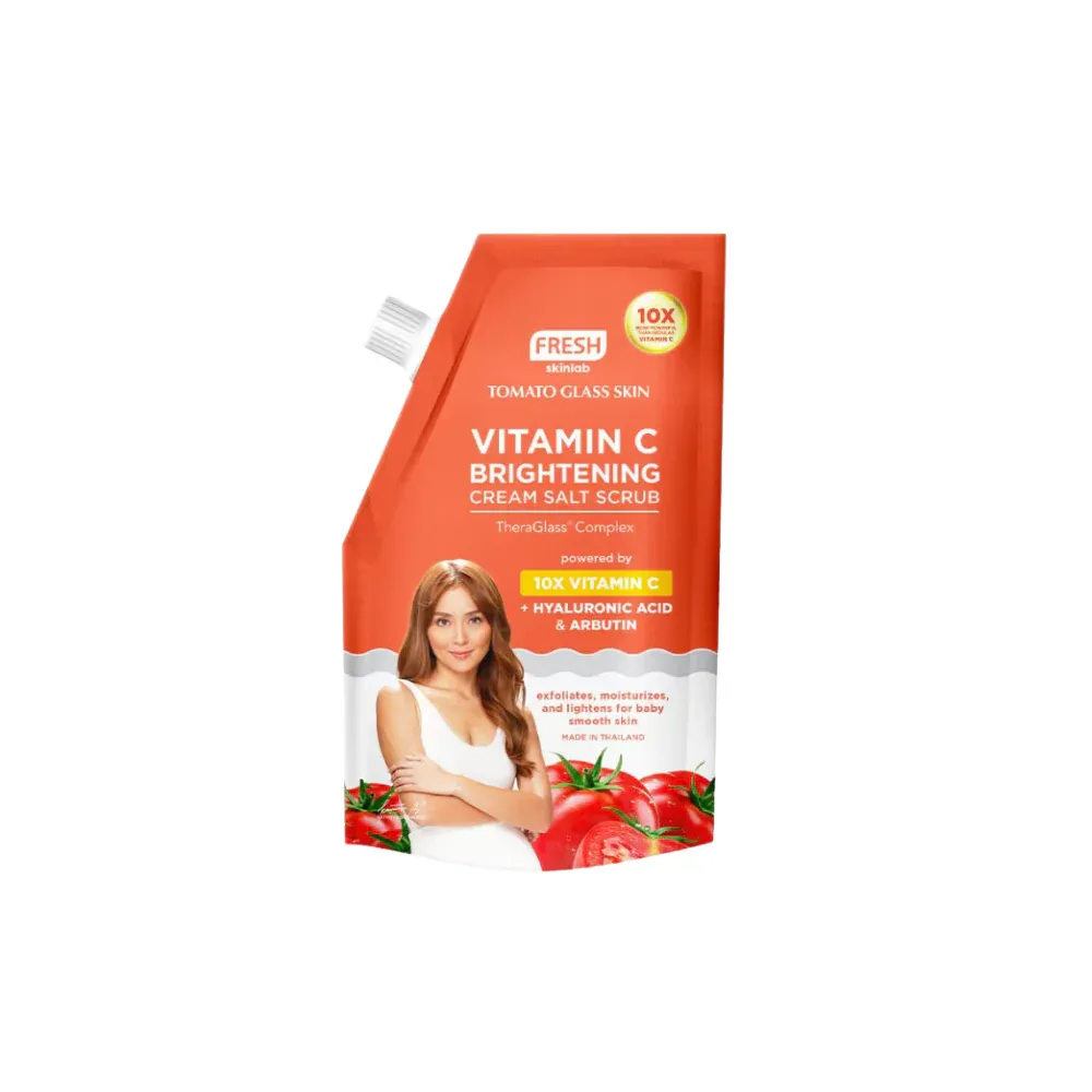 Fresh Skinlab Tomato Glass Skin Vitamin C + Arbutin Spa Salt Scrub