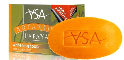 YSA Botanica Papaya Whitening Soaps for All Skin Types Halal 135g each