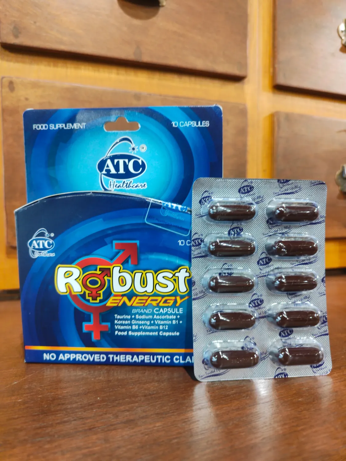 ATC Robust ENERGY - 1 Pack x 10 Caps