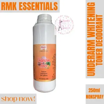 RMK Essential UnderArm Toner Deodorant Antipersperant Skin Lightening 250ml