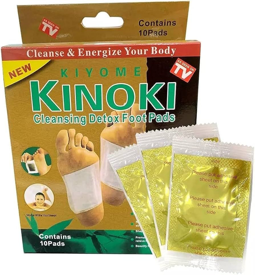 Kinoki Ginger Herbal Detox Foot Patch - Salt Cleansing Feet 10Pads