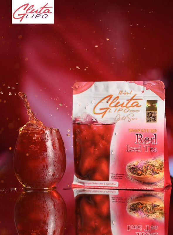 Glutalipo Gold Series: Red Iced Tea NEW PACKAGING