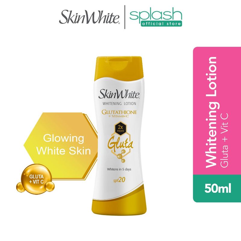SkinWhite Brightening Lotion with Glutathione &amp; Vitamin C – Advanced Skin Radiance 200ml