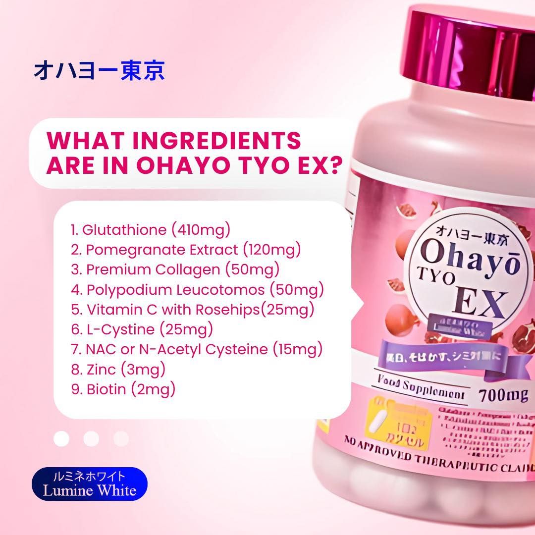 ohayo tokyo glutathione price OHAYO main image 0