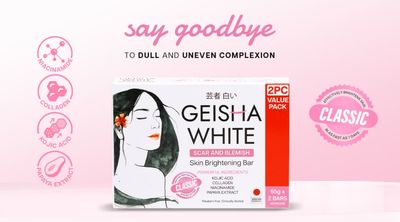 Geisha White Skin Brightening Bar Soap 65g×3