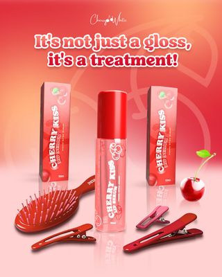 Cherry Kiss Lip Serum by CHERRY WHITE | Lip tint Lip and Cheek Tint | Hydrating | Moisturizing