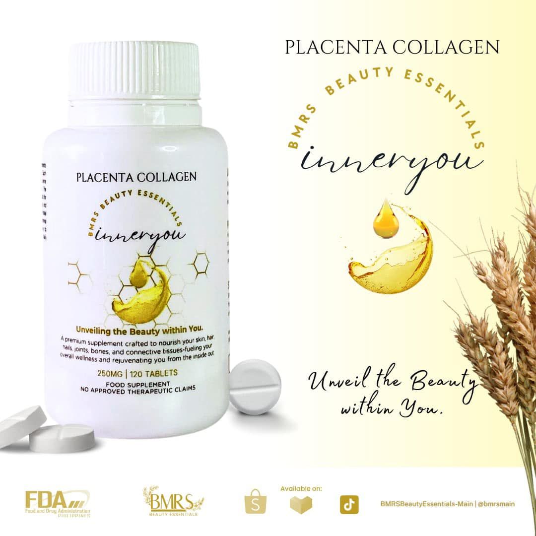 BMRS Beauty Essentials - Placenta Collagen INNERYOU Tablets 250mg