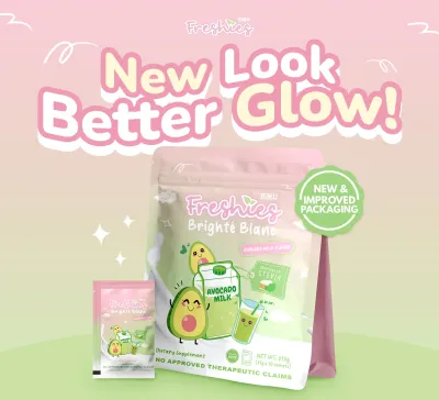 Freshies Avocado Milk Collagen Drink by Juju Glow, 10 Sachets - NEW PACKAGING